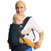 Beco Gemini 2.0 Marsupio Neonato-Bimbo, 4 Posizioni, Antracite | Imbottitura M-Cloud, Seduta Ergonomica Sana per le Anche, del tutto Regolabile per ogni genitore, cresce col bambino.