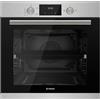 Teknix BITK264GSX - Forno a gas da incasso da 60 cm, con capacità di 63 litri, convertibile a GPL, display digitale con timer, doppi vetri, chiusura rallentata, in acciaio inox, 59,5 x 59,5 x 55 cm