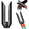 Chuancheng Accessorio piastra per capelli per Dy-son Airwrap HS01 HS05 HS08, spazzola asciugacapelli pre-styling per capelli ricci, accessorio professionale per capelli da salone (nero)