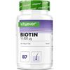 Vit4ever Biotina - 10.000 mcg - 365 Compresse - Alta Biodisponibilità: D-Biotina per Pelle, Capelli e Unghie - Senza Additivi indesiderati, Alto Dosaggio, Vegana
