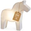 8 seasons Design Cavallo Shining Horse Micro - 12 cm LED decorativo con batteria e USB-C - ricaricabile, senza fili e decorativo, luce d'atmosfera ideale per interni
