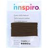 INNSPIRO Cordino in pelle naturale marrone chiaro 2,0 mm. 5 m.