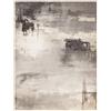 DRW Quadro astratto stampato in bianco, grigio e nero 120x80x5 cm