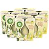 Airwick Air Wick Candela profumata in vetro - Fragranza: Sweet Vanilla Magic - Durata fino a 20 ore - Contiene oli essenziali naturali - 6 x 105 g Set di candele profumate