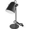 EMOS - Lampada da scrivania di design NINA in metallo con attacco E27 - Lampada da tavolo vintage per lampadina E27 - Lampada da comodino con cavo da 150 cm e spina europea - Lampada da lettura senza