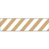 American Crafts Glitter, Stripe Gold Ribbon 7/8 , 18 cm, in Acrilico, Multicolore
