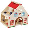 Casa Delle Bambole in Legno per Bambini Dai 3 Ai 8 Anni, Regalo di Natale