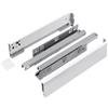 cyclingcolors 2x guide per cassetto (destra + sinistra), Binari cassetti, guida, scorrevoli, mobile, porta, cucina, bagno, cartello 18mm, altezza 89mm, lunghezza 650mm, bianco