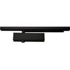Bricard 6201153 Chiudiporta idraulico forza 3 (60kg), braccio scorrevole/antivandalisma, CE, tagliafuoco, conforme alla norma 1154, nero