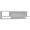 Hanah Home Supporto per TV, melammina, Bianco, Taglia Unica