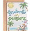 Greeting Cards for Everyone Biglietto Pensione Uomo, Donna Divertente - Biglietto di Pensionamento Simpatico - Regalo Auguri Pensione per Mamma, Maestra, Collega, Lui, Lei - EU 230