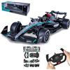 JAMARA 402250 Mercedes-AMG F1 W15 E Performance 1:12 2,4 GHz - Auto telecomandata Rc Car, auto giocattolo per bambini con telecomando, modello auto, idea regalo per bambini