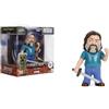 Jada Toys Minecraft - Statuetta da collezione in metallo (Steve) per fan e bambini a partire da 8 anni, 6,5 cm