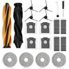Kaiyaner Accessori per Dreame X50 Ultra Complete/L40s Pro Ultra/L50 Pro Ultra/X50 Master/L40s Ultra/L40 Ultra Gen 2,Mova V50 Ultra Complete,Spazzola Principale/Laterale Sacco Aspirapolvere Filtro Scopa