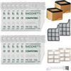 Arcets Kit Sacchetti compatibile per Folletto VK135 VK136 FP 135 FP 136 | 12 Sacchetti Aspirapolvere Microfibra a 5 Strati con 2 Filtro HEPA e 2 Filtri Motore (kit da 12 Sacchetti)