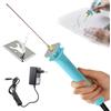 Gobesty Taglia Polistirolo Professionale, 30W 15CM Taglierina Elettrica in Schiuma a Filo Caldo, Taglio Schiuma Elettrica, Penna per Incisione per Bordi Tagliati, Spina Europea