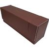 docsmagic.de Premium Magnetic Tray Long Box Brown Medium - Card Deck Storage - Porta Mazzo Marrone