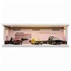 NUEIOVRW 1/43 Vetrina Diorama con Illuminazione Regolabile a Tre Colori, Perfetta per Hot Wheel Matchbox Mini GT Diecast Cars Model, 1:43 Garage di Automobili Parcheggio Scena Display e Archiviazione