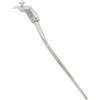 cyclingcolors Cavalletto laterale per bicicletta, ruota da 26 e 28, lunghezza 290 mm, argento