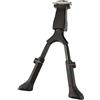 cyclingcolors cavalletto centrale per bicicletta bipiede, doppio, da 24 a 29, alluminio nero