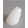 Lhh Paralume in vetro di ricambio G4, bianco opaco, smussato, Ø 4,5 cm (inclinato G4, bianco)