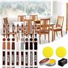 Cutiolly Kit Riparazione Mobili Legno,20pcs Kit Riparazione Legno,Kit Riparazione Laminato,Pennarello Ritocco per Legno,per Parquet in Laminato,Ripristino di Graffi,Crepe,Fori,Graffi,Parquet,Mobili