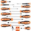Sinoer set di cacciaviti magnetici con cacciaviti a croce, piatti e Torx, in acciaio cromo-vanadio, kit cacciaviti，13 pezzi.