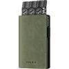VULKIT Porta Carte a Scomparsa Sottile con Protezione RFID in Pelle Crazy Horse per 11 Carte e Banconote