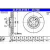 ATE 24.0134-0108.1 - Disco freno singolo ventilato anteriore destro 434108