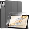 Heioloo Custodia per Honor Pad X9a 12.5 2025 Cover in Pelle Case, + [1 Pezzi] Vetro Temperato Pellicola Protettiva [Auto Svegliati/Sonno][Supporto Funzione ] [Anti-Scratch]