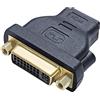 DTech DVI Femmina a HDMI Femmina Adattatore Bidirezionale HDMI a DVI-I Convertitore 24+5 Porte 4K 1080p Video per Computer Monitor PC TV