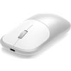 Satechi Mouse Wireless Slim EX in Alluminio, Mouse Bluetooth e 2,4 GHz Multi-Dispositivo, Ricaricabile USB-C, Clic Silenzioso, Design Compatto ed Elegante per Mac, Windows e Android - Argento