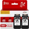 RGiNK PG575 PG-575XL Nero Cartucce d'inchiostro Cnon 575 Nero XL PG-575 PG 575XL per PIXMA TS3550i TS3551i TS3750i TR4750i TR4751i (Nero 575XL)