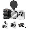 TELESIN Fun Shot Impugnatura (Nera) + C03 Luce Magnetica Selfie (Nera) Set