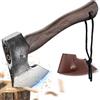 Univinlions Ascia da Esterno Professionale 27 cm - Spaccalegna Forgiata a Mano 800g - Sopravvivenza, Bushcraft, Boscaglia