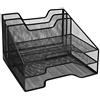 Osco WMFO-BLK Wire Mesh File Organiser - Black