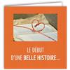 Afie MOTS-029 - Biglietto a forma di cuore, con busta quadrata, formato 15 x 15 cm, con foto illustrata, collezione di parole in edizione francese