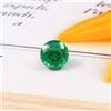 AAA Sfavillante Verde Smeraldo Columbiano Taglio Rotondo Pietra Preziosa 9x9 Mm