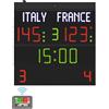 Favero E.d. Tabellone segnapunti elettronico multisport h25n omologato fiba con console