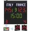 Favero E.d. Tabellone segnapunti elettronico h25n fiba con console e pannelli 24 secondi