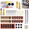 ChaneeHann Kit Riparazione Pneumatici Bici, 56 Pezzi Accessori Bici Essenziali per Riparazione Camera d'Aria Portatile per Mountain Bike Ciclismo BMX e Veicoli Fuoristrada