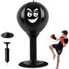 Ziyero Punching Ball da Tavolo Punching Ball Bambini Pungiball da Tavolo Pera Veloce Boxe Sacco da Boxe Bambini Punchball con Ventosa Ad Alta Adesione per Adulti, Casa, Scuola, Nero
