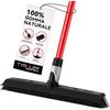 Tyroler Bright Tools Tyroler 2 in 1 Tira Acqua & Scopa in Gomma | Testa di 41 cm Scopa Gomma per Pavimenti | Manico Antiruggine di 140 cm in Acciaio Inox e Resistente alla Ruggine | Perfetto per Tutte le Superfici