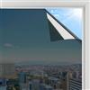 rabbitgoo Pellicola Specchio per Vetri Finestre 75x400cm Nero Argento, Pellicola Oscurante Vetri Finestre Anti UV, Pellicole Privacy Unidirezionale Anti Sole e Calore Adatto per Ufficio Casa
