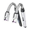 VVAY 2 Pcs, VVAY Accendino Elettrico Lungo al Plasma, Ricaricabile USB C, Antivento