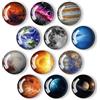 GEFIRE Calamite Frigorifero12 Pezzi Calamite Bambini 30MM Bambini Magneti Frigo Calamite Frigorifero Particolari Frigo Adatte a Lavagne Frigoriferi Foto (Pianeta)