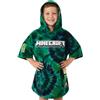 Minecraft Asciugamani Bagno con Cappuccio Asciugamano Doccia Ragazzi Creeper Accappatoio Poncho Bambino Telo Mare Bambini Idee Regalo (Multi Tie Dye, 6-9 Anni)