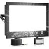Hondony 200W Faretto LED da Esterno con Sensore di Movimento,20000LM Super Luminoso Faro Esterno,6500K Bianco freddo Faretti con Telecomando, IP66 Impermeabile Luce LED per Cortile Garage