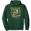 Star Wars: La Vendetta della Spada Laser di Sith Yoda Felpa con Cappuccio, Unisex per Adulti, Verde Foresta, XL