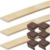 cyclingcolors 3x Listelli per rete e letto con 6 supporti da graffare/vitare | Legno 5 strati | 55x8mm 888mm | Ricambio per rete bz clic clac